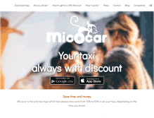 Tablet Screenshot of micocar.com